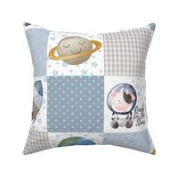 Outerspace Astronaut Patchwork