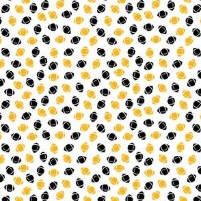 Football mini toss Yellow and Black