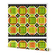 Geometric Citrus 2013 Calendar