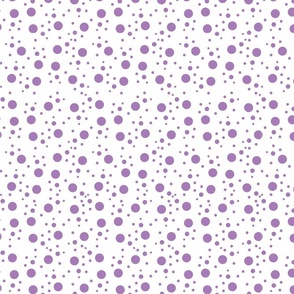Polka-dots {Purple & White}