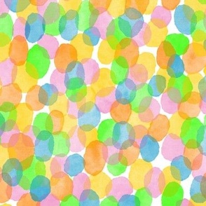 Confetti party watercolour abstract spots