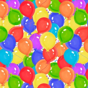 Colorful Birthday Party Balloons