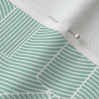 mint and white stripe arrows