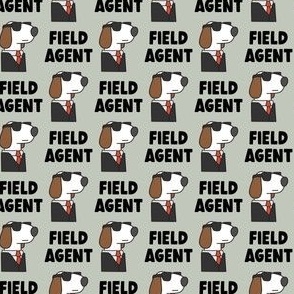 (small scale) Field Agent - Dog - light sage - LAD23