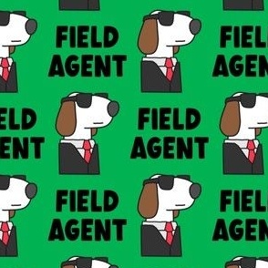 Field Agent - Dog - green - LAD23