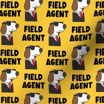 Field Agent - Dog - yellow - LAD23