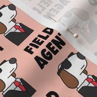 Field Agent - Dog - pink - LAD23