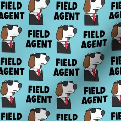 Field Agent - Dog - blue - LAD23