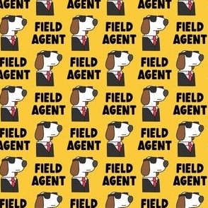 (small scale) Field Agent - Dog - yellow - LAD23