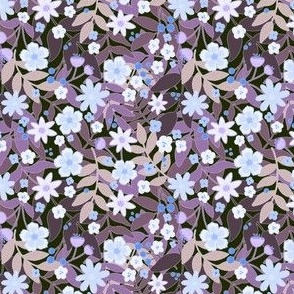 Bold Florals - Purple - Small