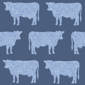 blue jean + carolina cows