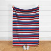 Fourth of July Stripes Bright - XL Scale