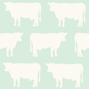 mint + crema cows