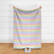 Rainbow striped pattern, Colourful  geometry  for kids - 8 Big