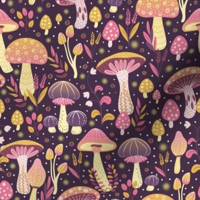 Magical Meadow Mushroom Fantasy