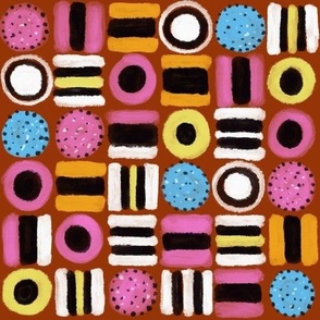 Liquorice All-sorts Party table linen