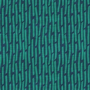 Small scale // Confetti vertical stripes // nile blue background pine green faux textured dashed lines dinosaur birthday party decor