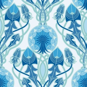  Dandelion Pantone Ultra Steady Blue Art Deco 2