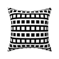 Black and White Square (mix and match geometric) by Su_G_©SuSchaefer2023