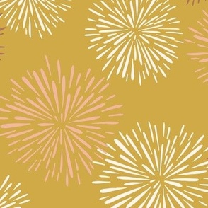 Fireworks - Yellow - Large Scale