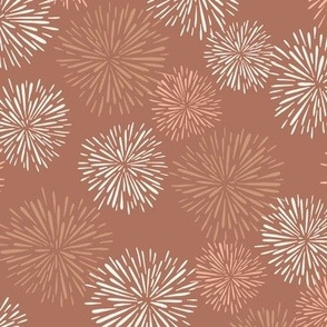 Fireworks - Terracotta - Small Scale