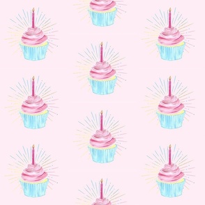 Sparkle Birthday Cupcake