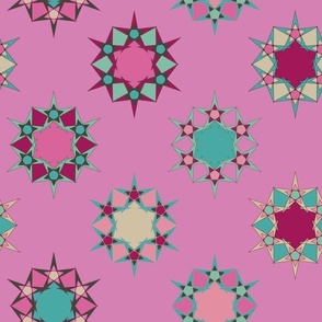 Clashing Geometrics Bubblegum