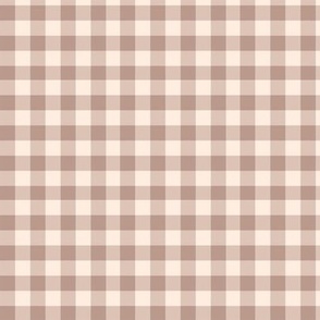 Gingham Dusty Rose micro