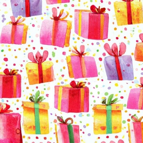 Watercolor Birthday Gifts