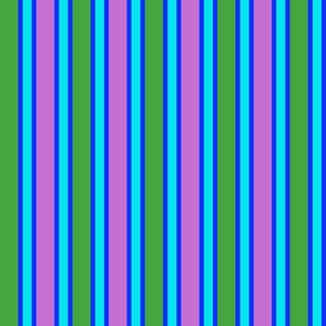 Maine Coast 1 Inch Lawn Chair Stripe No. 1 Olive Green and Mauve