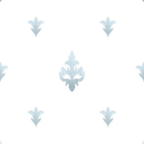 (large) Elegant watercolour pattern, light grey