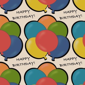 Bright Balloons Birthday