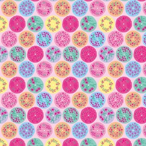Flower Umbrella Fiesta Party - Pink-SMALL
