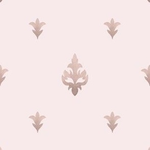 (small) Elegant watercolour pattern, light pink background