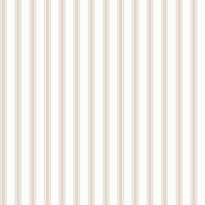 Ticking Stripe light: Pale Brown & White Pillow Ticking, Neutral Stripes