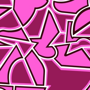 pink shapes