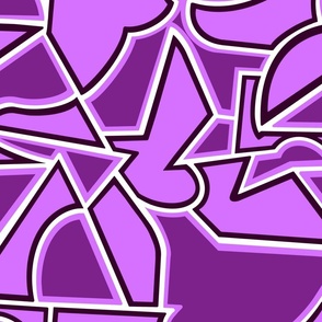 purple shapes