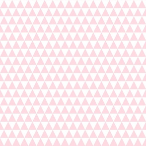 Little Pink And White Triangles Pattern
