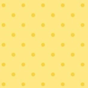 yellow polka dots