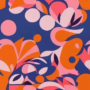 Abstract design play wiwth pinks and oranges and blue_90 (1)