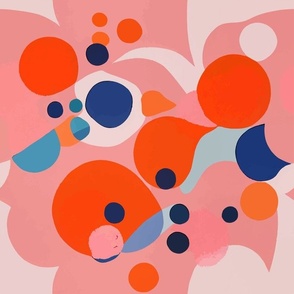 Abstract design play wiwth pinks and oranges and blue_96 (1)