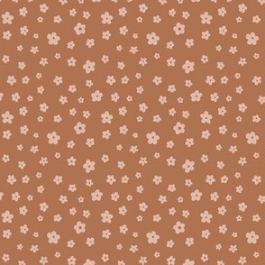 Daisy Blooms Warm Brown small