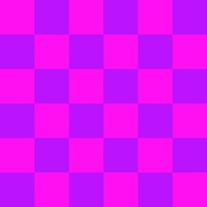 Neon Pink and Purple Checkers