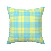 (medium) Neon Sunbeam Tartan /Blue Yellow Tartan / Plaid // See Sunbeam collection