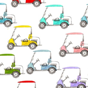 Golf carts white large