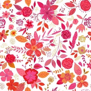 Hand painted Floral | Gouache Flowers