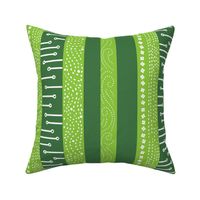 lime green funky stripe normal scale