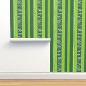 lime green funky stripe normal scale
