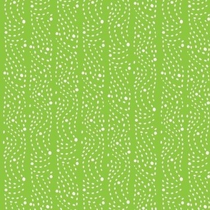 lime green scatter lines small scale