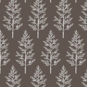 Brown Trees for Forest Themed Nursery Wallpaper, Bedding, Sheets, & Decor